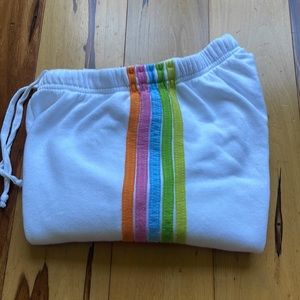 Aviator Nation 5 Stripe Sweatpants sz M
